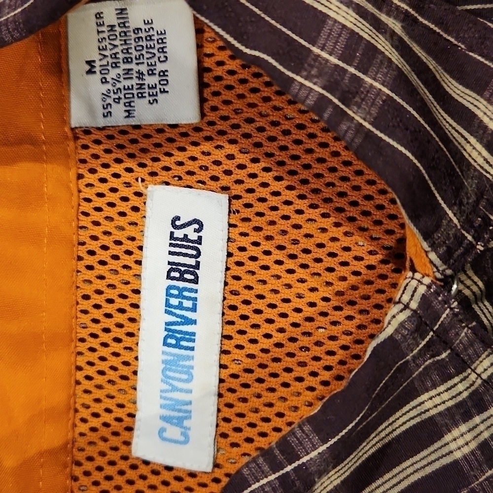 3/$20 Canyon River Blues Brown Plaid Button-Up Shirt - Picture 6 of 9